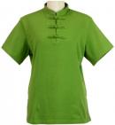 半袖チャイナ風Tシャツ　緑